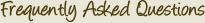 Frequently Asked Questions